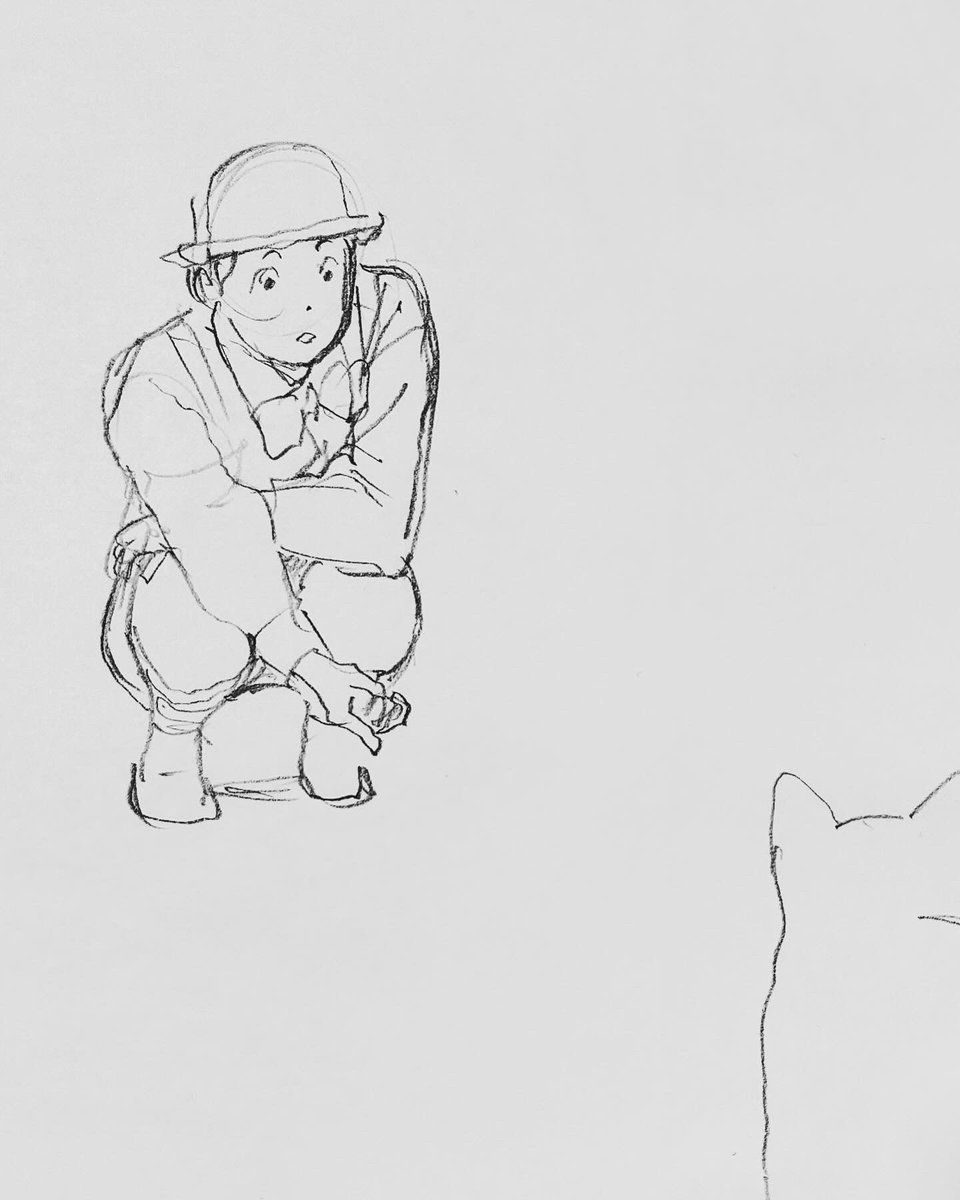 物語を感じさせるポーズを描くのがひたすら楽しかったです。集中したなあ、 