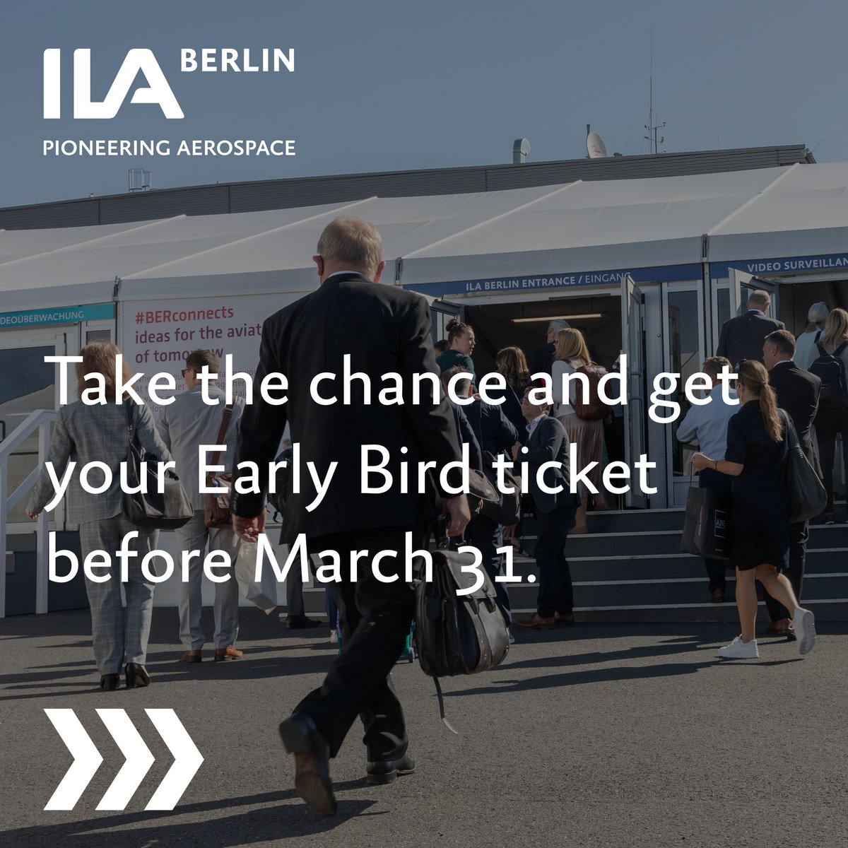 🚀 To our ILA Berlin trade visitors: Ready to soar into #innovation? Only 5 days left to grab your Early Bird tickets for #ILA24! Don't miss the chance to connect, explore innovations, and dive into captivating discussions: bit.ly/4cAqwcC #PioneeringAerospace