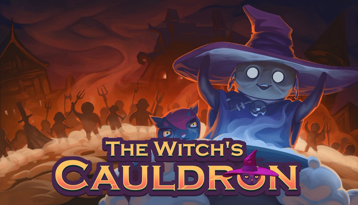 HarveyGames2021's tweet photo. The Witch's Cauldron is a narrative roguelike game about being a  medieval witch. Grab your cauldron and get brewing:

https://t.co/bLQVjqe7Ci

#gamedevelopers #indiegame #gamedev #indiegamedev #gametrailers #celebrateindies https://t.co/W55Hh5nRgU