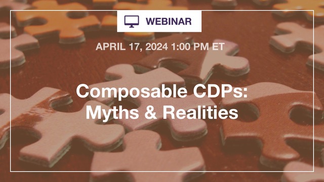 Dive into 'Composable CDPs: Myths & Realities' with @TonyByrne! Get the real scoop on CDPs, spot opportunities & surprises. 

📅 April 17 - Don't miss out!

Register here - marketing.realstorygroup.com/acton/form/500…

#CDP #CustomerDataPlatform