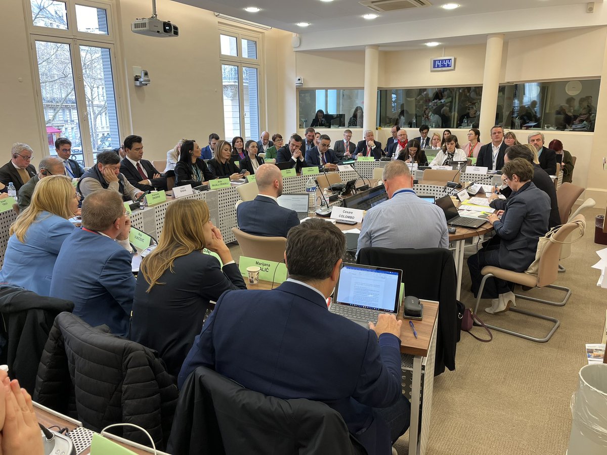 Today’s meeting of the @PACE_Political Affairs Committee - meeting in Paris to consider and adopt a draft Opinion on *Kosovo’s request for @CoE membership - is getting under way now. Information on the outcome of the meeting here and on the site later…