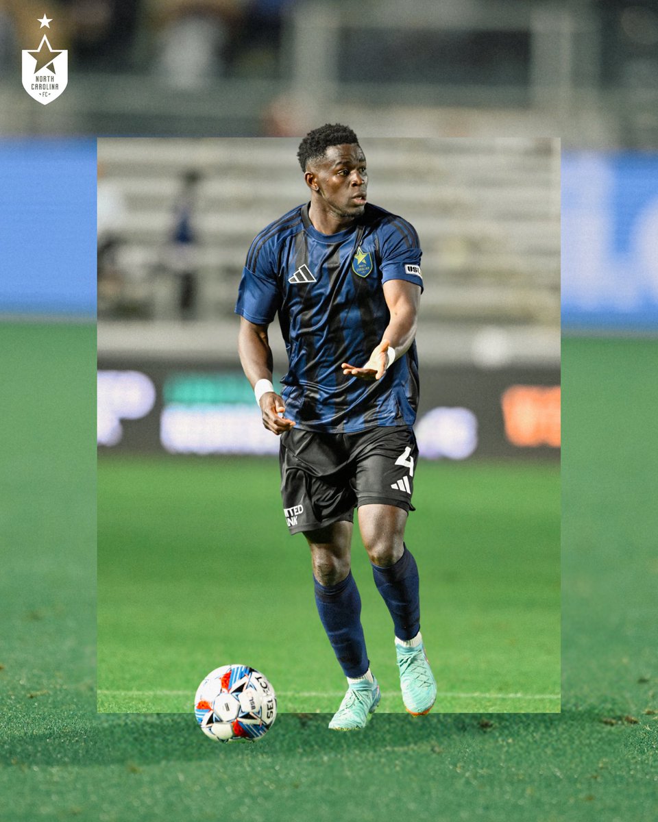 NorthCarolinaFC's tweet photo. Justin Malou got his debut👏

Congrats to @jmalou_4 on his NCFC debut on Saturday! We’re so glad you’re here, Justin💙 https://t.co/qpvGKgWt7L