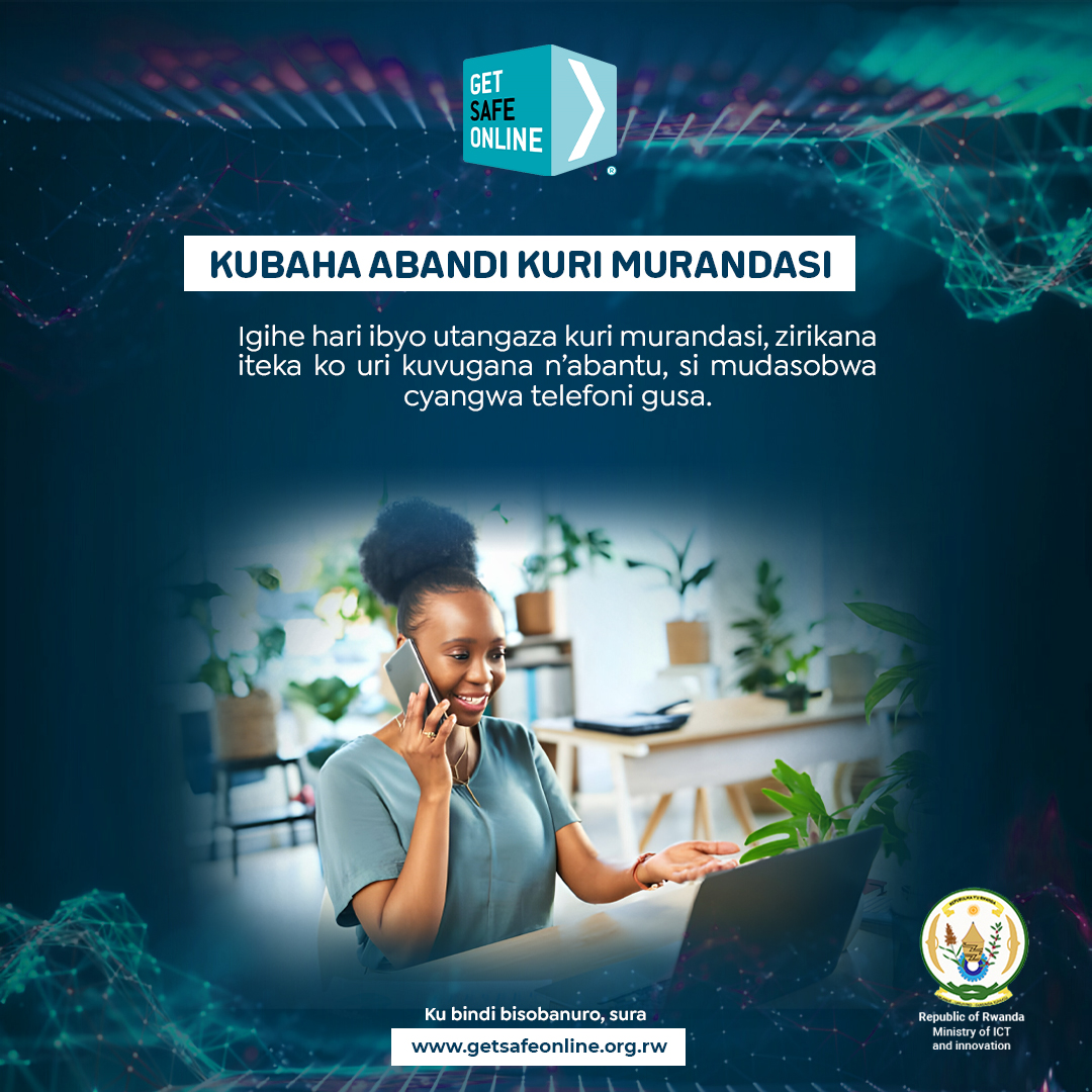 Igihe hari ibyo utangaza kuri murandasi, zirikana iteka ko uri kuvugana n’abantu, si mudasobwa cyangwa telefoni gusa.
#TekanaOnline