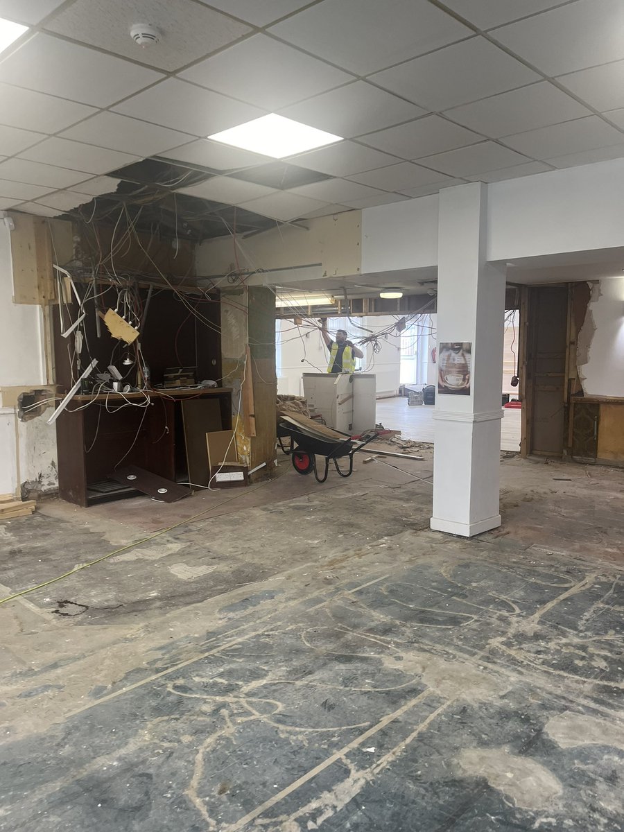 OnTheWayWigan's tweet photo. Here’s another little update as to how the Annex is looking!
On The Way is slowly coming together.. 😏🤫 https://t.co/xPgyNxLdfS
