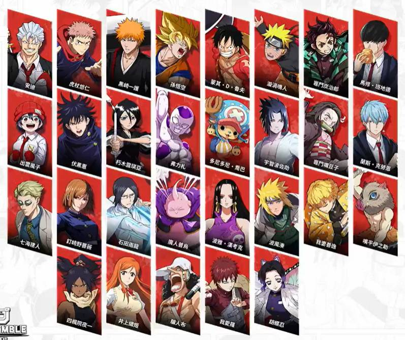 Kakutvd's tweet photo. Jump Assemble
All characters
Naruto
Mashle
Jujutsu Kaisen
Bleach
Dragon Ball
One Piece
Demon Slayer https://t.co/O4jG5R1TBv