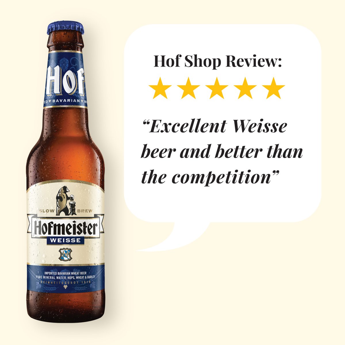 There's a reason why wheat beer fans keep coming back for more 🐾🐾🐾🍺

hofmeister.pulse.ly/p7jpyz5ewh

#FollowTheBear #WheatBeer #HofmeisterBeer