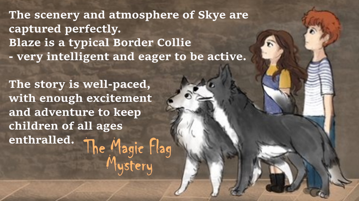 THE MAGIC FLAG MYSTERY ★★★★★ A captivating story, especially for dog lovers! bit.ly/BlazeDogDetect…   #MagicFlagMystery #CozyMystery #DogsOfTwitter #LinAnderson #KU #ChildrensBooks #IARTG