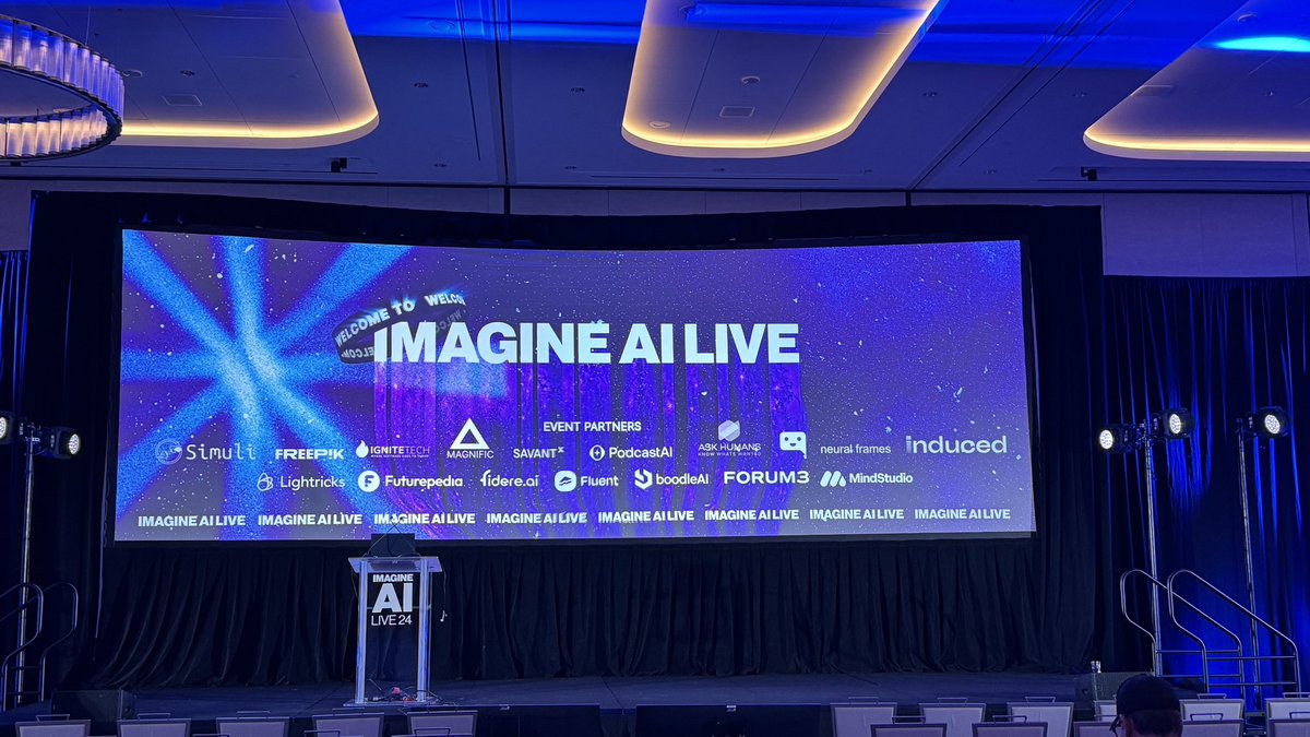At the opening reception at <a href="/ImagineAILive/">IMAGINE AI LIVE</a> last night where <a href="/IgniteTech/">IgniteTech</a> is a founding sponsor, we had amazing conversations with a cross section of people: LLM creators; an owner of a boutique financial services firm; a principal at a high school who is leading the charge to AI