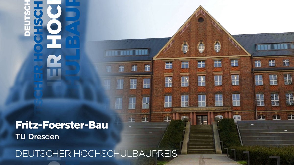 Altes und Neues perfekt verbunden: Der Fritz-Foerster-Bau der @tudresden_de wurde mit dem diesjährigen „Deutschen Hochschulbaupreis“ ausgezeichnet. @bbsr_bund @BMWSB_Bund #GalaDerDeutschenWissenschaft youtu.be/ISLU_YJJ-Hg