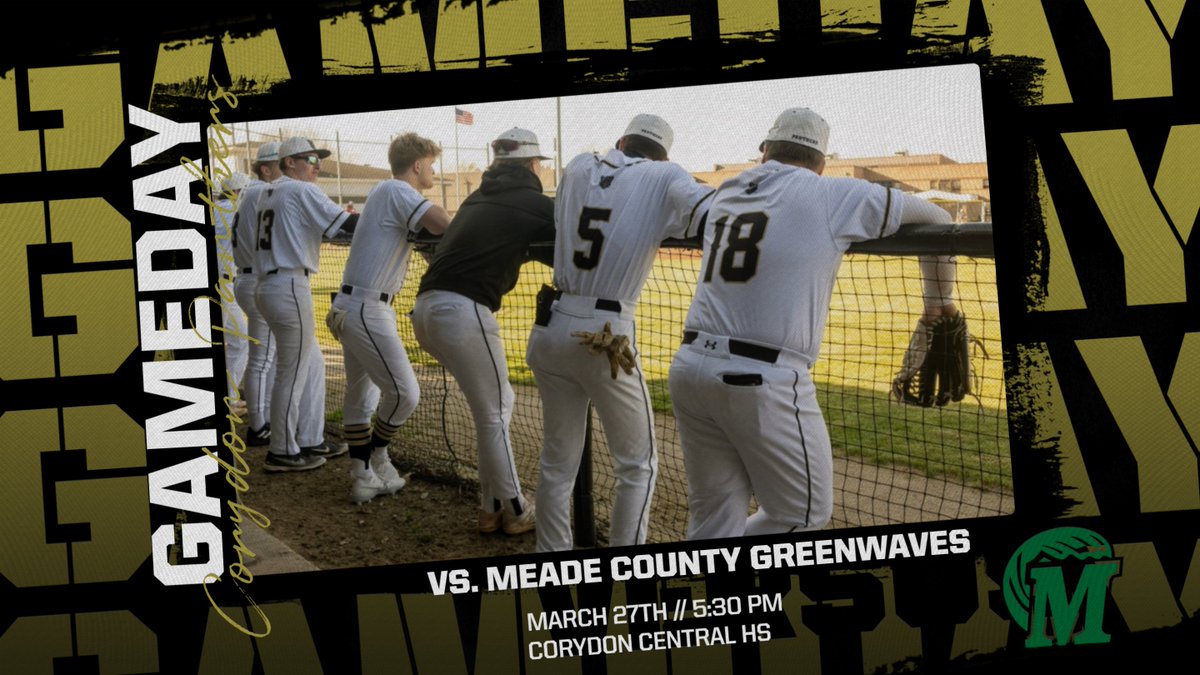 GAMEDAY!! ⚾️ Come out and support Panthers Baseball for their home opener tonight against Meade Co!! 5:30 start time!