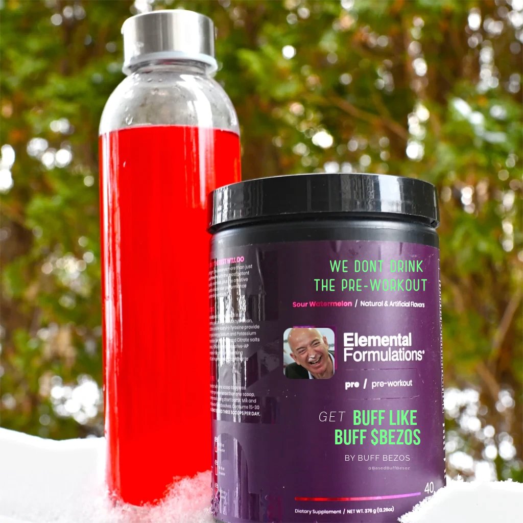 BasedBuffBezos's tweet photo. NON STOP IN MY DM I'M BEING HARASSED BY TWINKS THAT ARE LOOKING FOR THE BUFF $BEZOS PRE-WORK SNIFFING POWDER

VERY TIME CONSUMING SO WE DECIDED TO MAKE IT AVAIL WORLDWIDE ON https://t.co/P6P8bDjrL9 https://t.co/EYJfHdIWmB