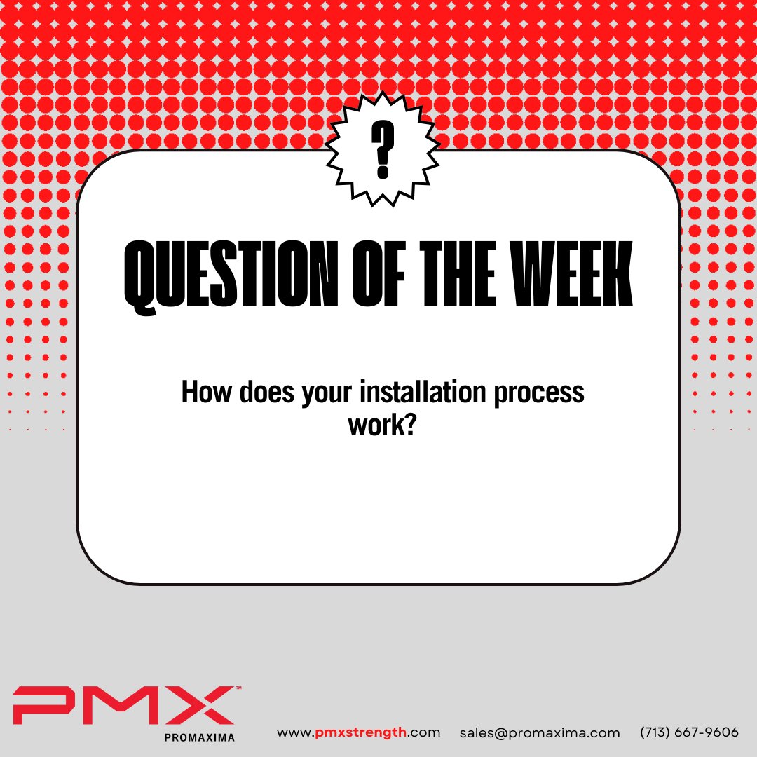 Question of the week! We offer more than just delivery—our skilled drivers provide white-glove installation services. From old equipment removal to new installations, we've got your facility covered. Contact us today to learn more! 🔥💯pmxstrength.com #pmxstrength