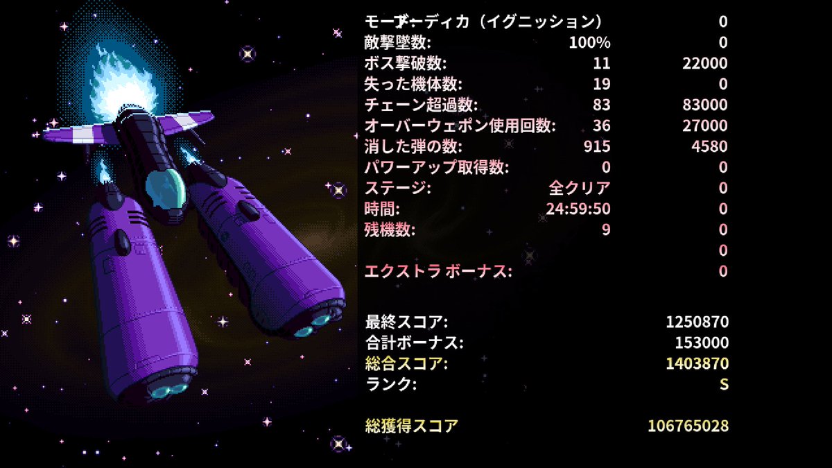 ANTARES_REDWASP's tweet photo. うおおおおおやったぞおおおおおお
devil engine ignition ブーディカでもALLしたことでignition全機体ALLじゃああああ
#デビルエンジン #devilengine https://t.co/bYmtFVusN3