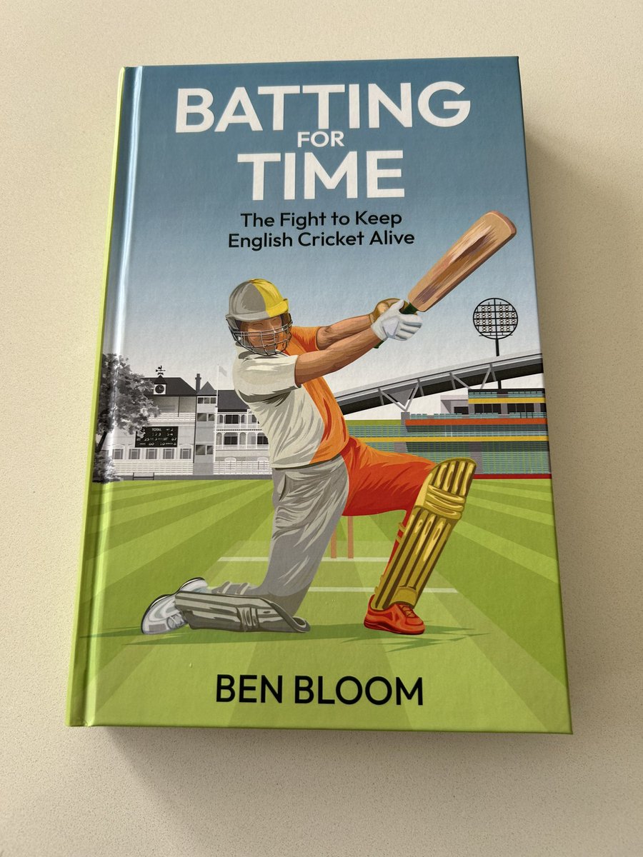 Just received this beautiful book by @benbloomsport @PitchPublishing in the post. Would strongly recommend anyone with an interest in cricket or sport to read it. Great author, great subject.