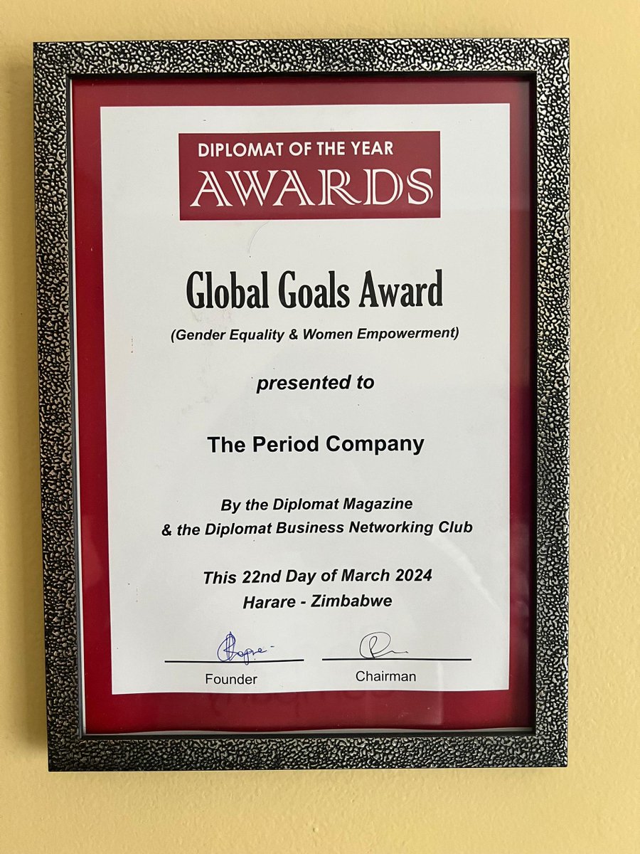 We are committed to ensuring every woman and every girl has a safe and dignified period. #PeriodDignity #EndPeriodPoverty <a href="/PeriodZw/">The Period Company ZW</a>