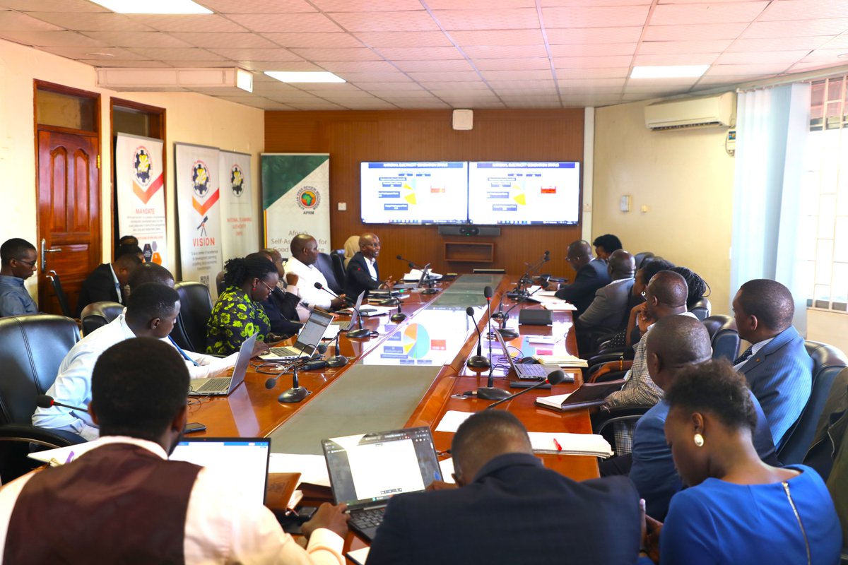 This afternoon, we had an engagement with a team from @UegclOfficial on the alignment of their 5 year #Strategic #Plan to #Uganda's #Sustainable #energy generation agenda. The team was led by Mr. David Isingoma, the Chief Strategy and Business Development Officer. #NDPIV