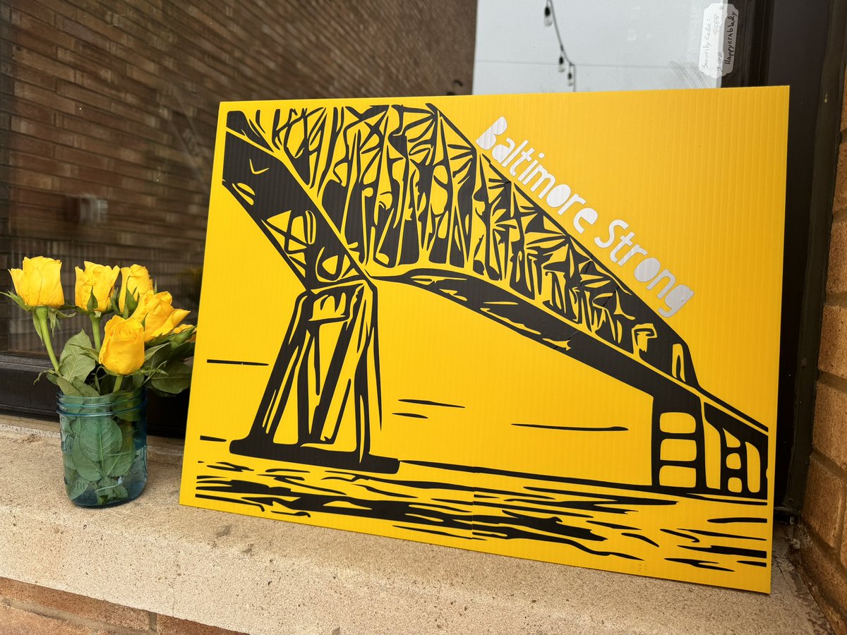 Salt box season is over for me but I felt compelled to make this tribute to The Key Bridge and the six construction workers who tragically lost their life yesterday. Thank you to all of the people who work overnight keep people safe.#notasaltbox #baltimore #keybrewing