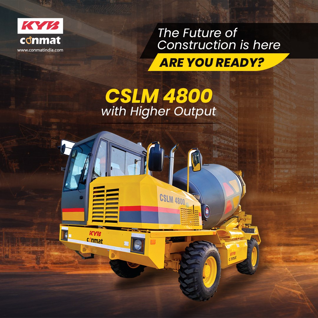 ConmatGroup's tweet image. Experience the future of construction equipment with KYB-Conmat&apos;s CSLM 4800. Unmatched safety, efficiency, and superior performance for construction professionals.
Visit us at conmatindia.com/self_loading_m…

#cslm4800 #selfloadingmixer #construction #kybconmat