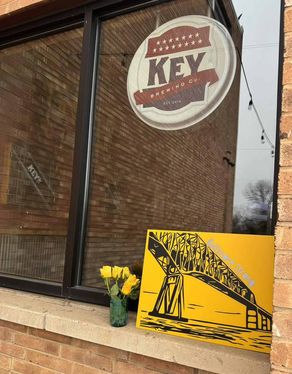 The panel and 6 roses are at @keybrewing in Dundalk. Be sure to follow them to get details on a future event that they’re planning.