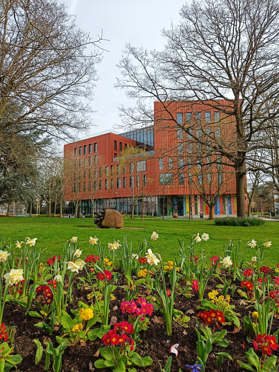 Campus is looking colourful as we prepare for the Easter break. What an inspiring space for our students to start working on their dissertations!