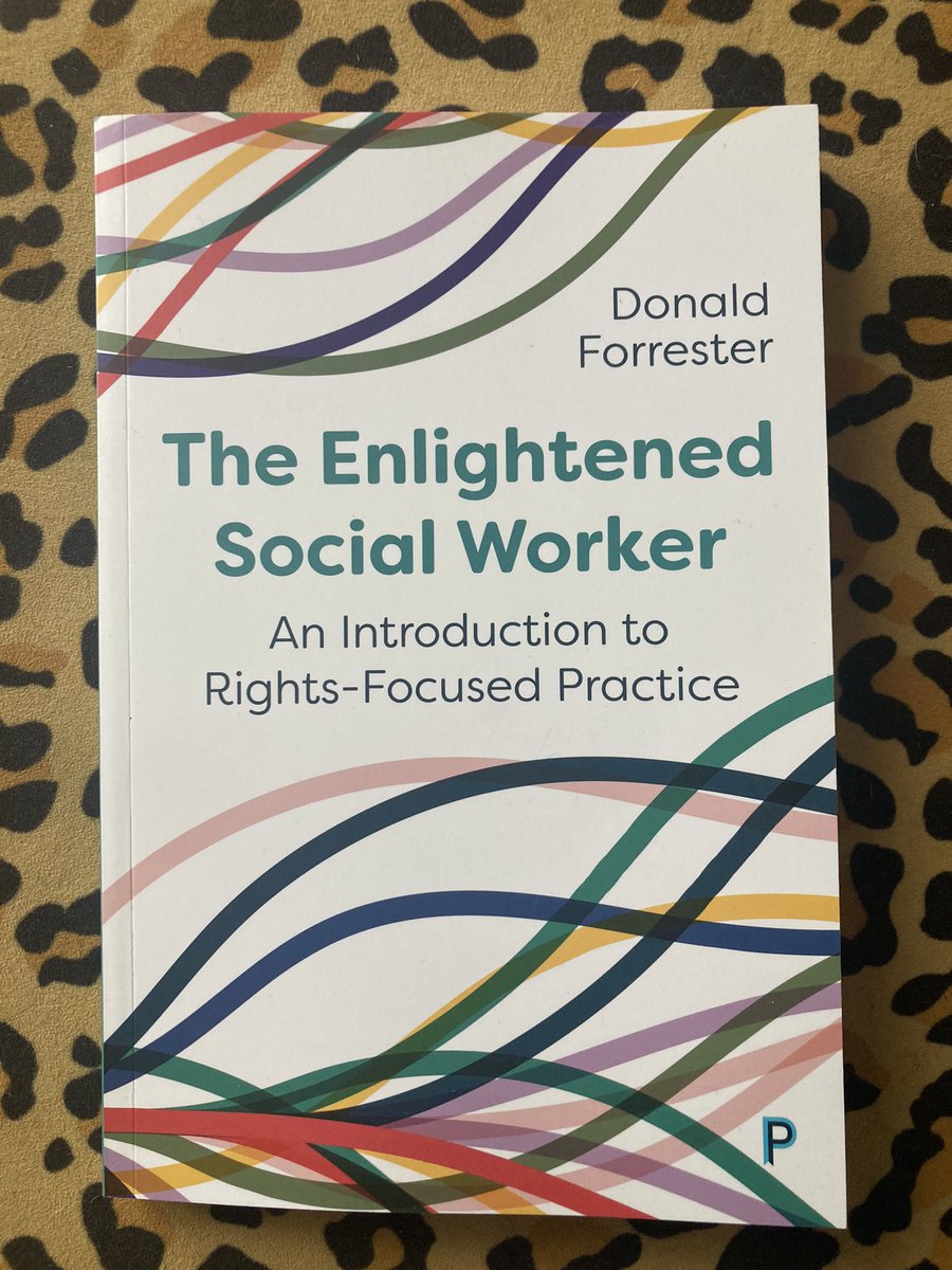 Serendipity that a week after, @DonaldForr book that he was writing at the time of his @ESWRA presentation is out! Exploring the fundamental challenges of doing Social Work & being a Social Worker 🔥 thank you also @DtpNine