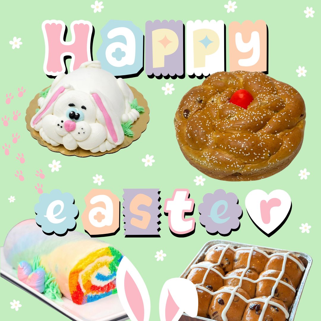 We're getting egg-cited for Easter weekend! This holiday has everything from sweet treats to traditional favorites like Greek Easter Bread!
Hop over to our website merrittsbakery.com/order/holidays… or give us a call at 918-933-5074 and let's make this Easter special! 🐰