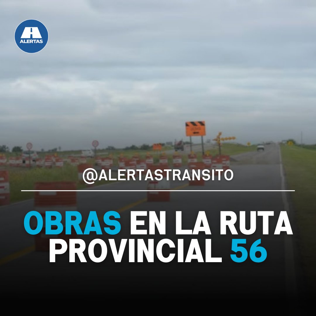 AlertasTransito's tweet photo. 🚧 #Obras en la #Ruta Provincial 56
ℹacá 🔗https://t.co/C6H2PYVMrv
.
#AlertasTransito #RP56 https://t.co/Kt4szCrYG1