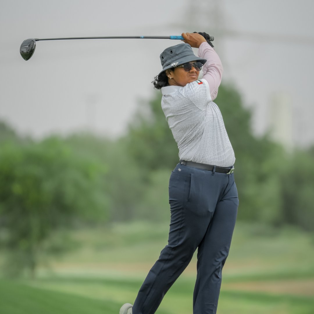 Jamie Camero maintained her lead after Round 2 of The Faldo Junior Tour Middle East Championship @AESGC as she fired a 3 under par 67 to move to -8 overall (132) Jay Chinchankar sits in 2nd place on (139) as Thomas Nesbitt and Hannah Cheryl Alan are tied for third place.