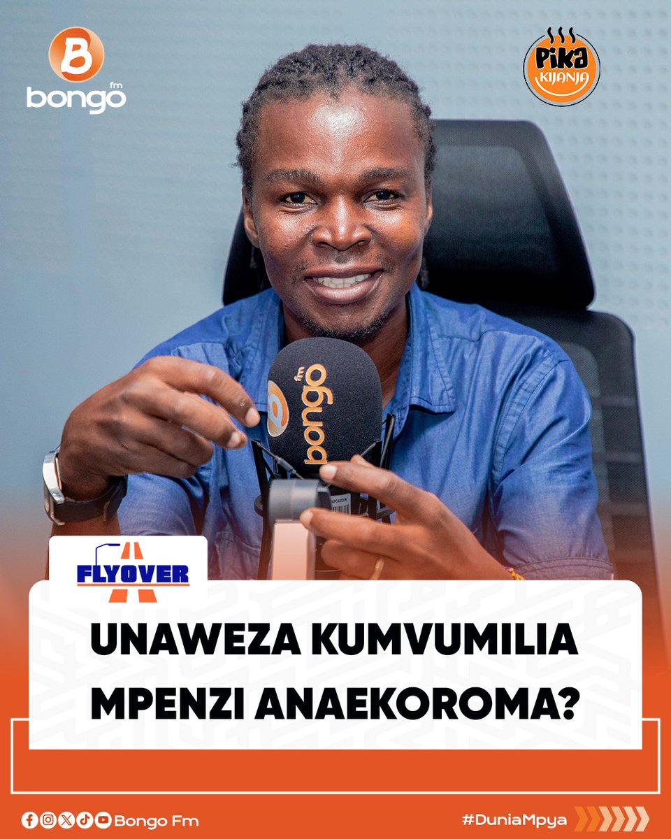 Bongo FM (@bongotzfm) on Twitter photo Tuambie unaweza kumvulimia mpenzi anaekoroma wakati amelala?
Maoni yako yanasomwa ndani ya Flyover ya @Bongo_FMtz
โ๏ธ & ๐ธ <a href="/said_pichadunia/">Said Pichadunia</a> Tuambie unaweza kumvulimia mpenzi anaekoroma wakati amelala?
Maoni yako yanasomwa ndani ya Flyover ya @Bongo_FMtz
โ๏ธ & ๐ธ <a href="/said_pichadunia/">Said Pichadunia</a>