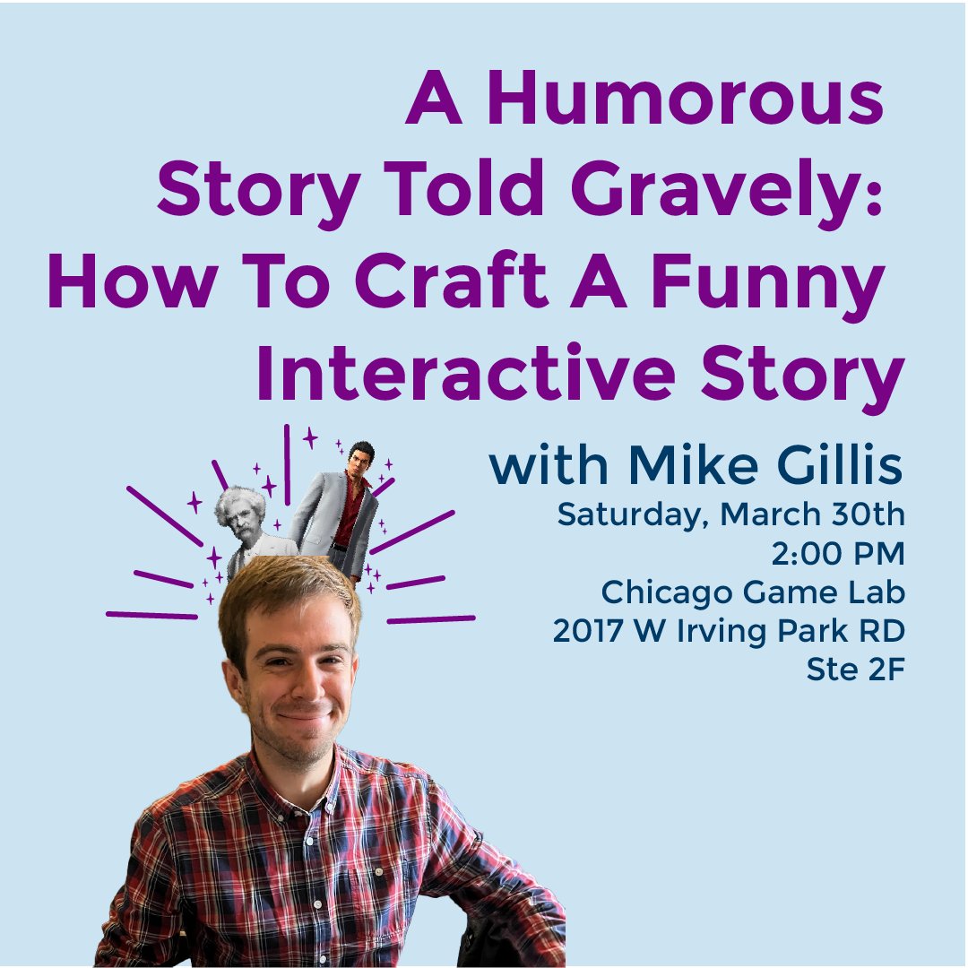 The first Indie City Games speaker: Mike Gillis! Head Writer <a href="/TheOnion/">The Onion</a> - don't miss out!