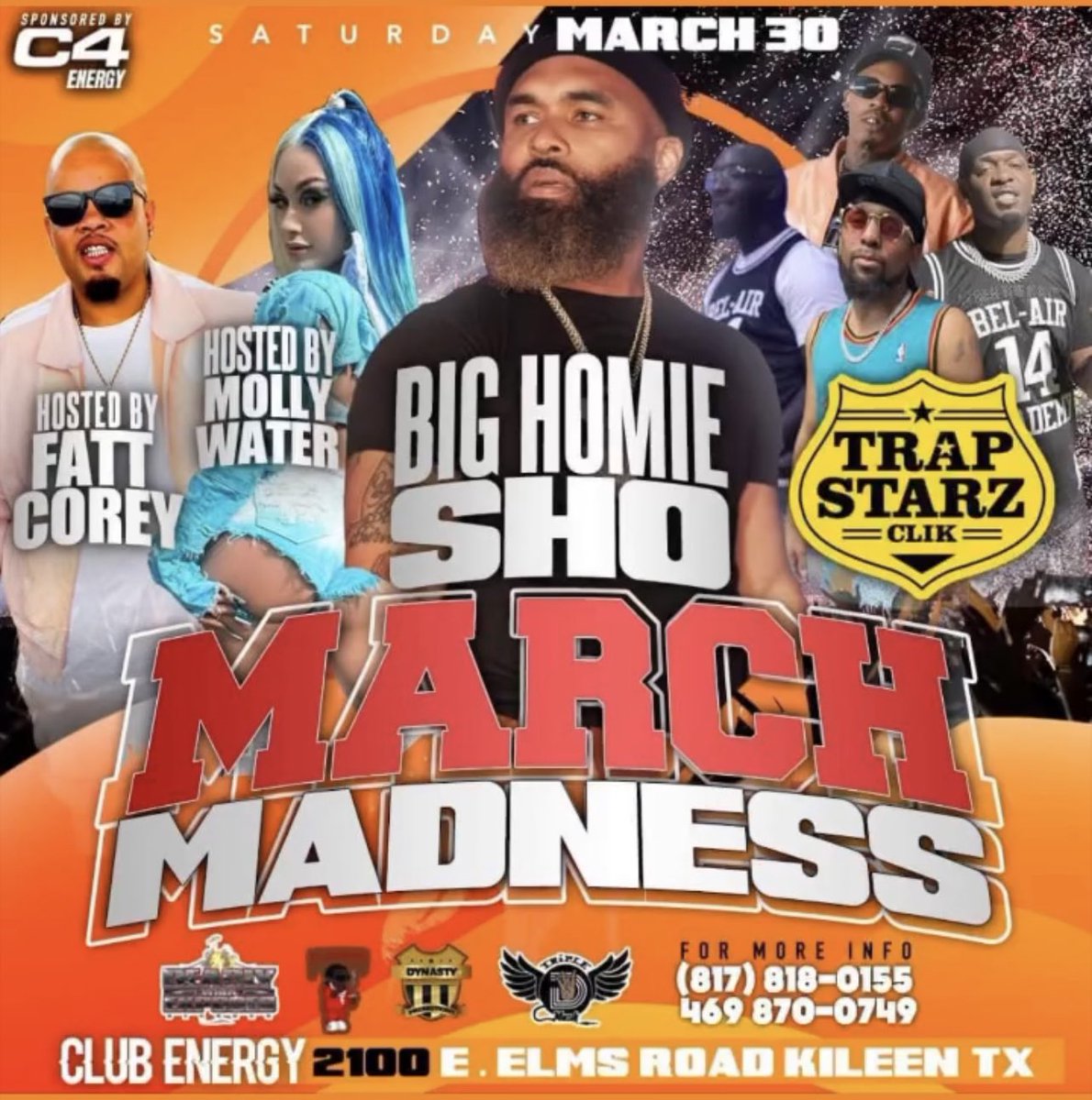 Killeen TX this Saturday March 30th at Club Energy. Big Homie Sho #NahFR

#BigHomieSho #KilleenTX