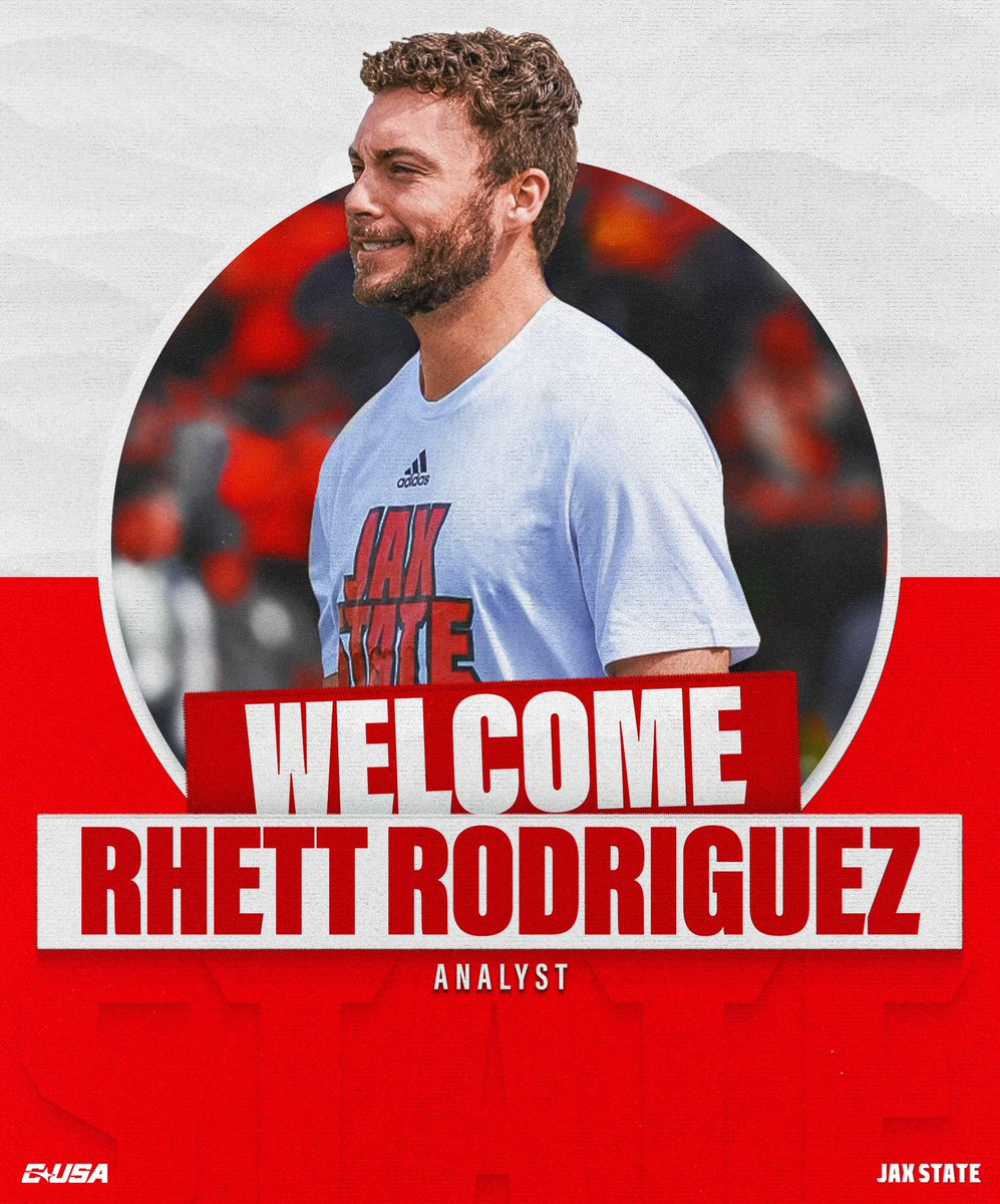 Welcome Rhett Rodriguez to the Jax State Football Family‼️ @rhett_rod #HardEdge | #EarnSuccess