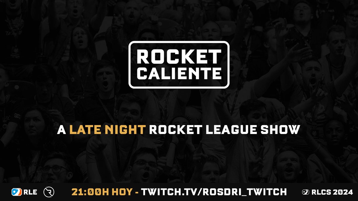 Os presentamos... ROCKET CALIENTE🔥
Un late de RL donde hablaremos de los temas calientes de la RLCS.
Hoy a las 21:00h programa 0 previa Major.
100 likes y suelto invitados y escaleta 💛