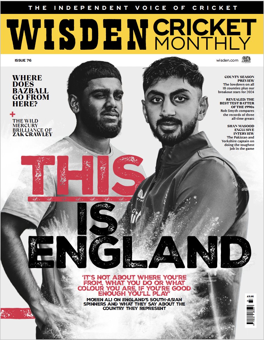 Yas_Cricket's tweet photo. Belter of a cover for the latest WCM https://t.co/9twEERNV9J