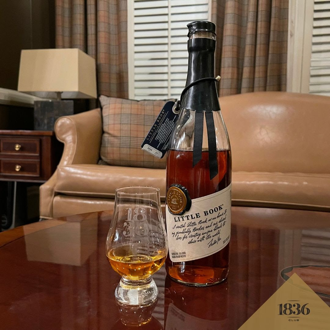 Members,

This #WhiskeyWednesday it's Little Book Chapter 7: 'In Retrospect'.

🥃 A unique blend from Jim Beam released in Sept 2023, it’s a blend of 7 cask strength American whiskeys, one from each of the previous 6 releases & a new addition. 🥃

#The1836Club #LittleBookWhiskey