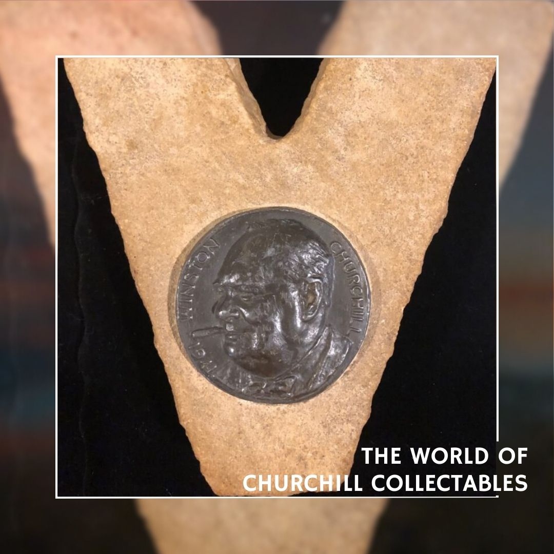 Discover a unique WWII-era Churchill 'V'-for-victory souvenir crafted from Palace of Westminster stone! Celebrate Churchill and delve deeper into his fascinating memorabilia at 41st International Churchill Conference in London this October. #ThinkChurchill #WinstonChurchill