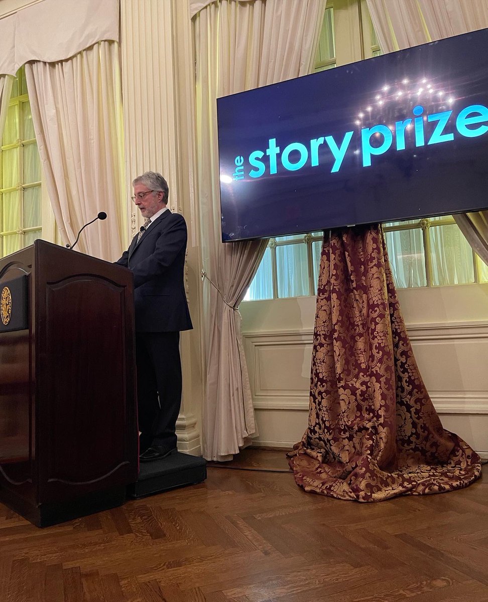 Scenes from The Story Prize award ceremony last night at the storied Lotos Club in New York. OTHER MINDS AND OTHER STORIES author Bennett Sims read the title story and spoke with Larry Dark about the book and the thoughts behind the book. Yiyun Li and Paul Yoon were spectacular.