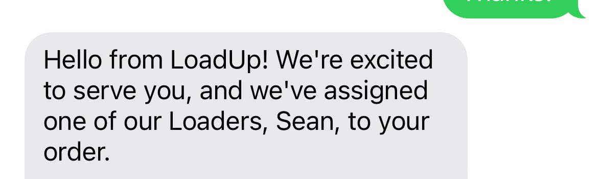 merrittless's tweet image. This is my favorite junk truck company solely for this text. #loadup