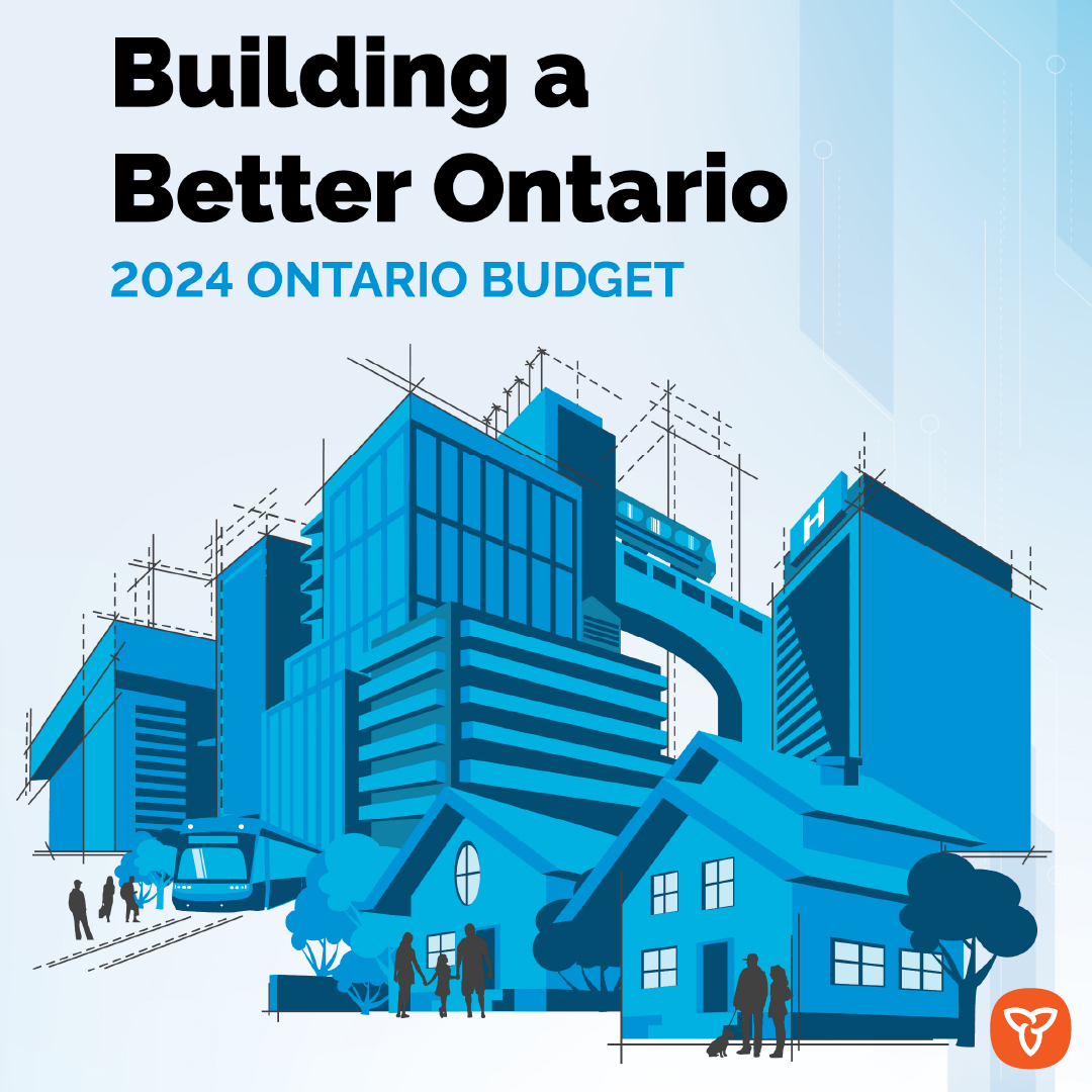 The government has released the 2024 Ontario Budget: Building a Better Ontario, a plan to rebuild Ontario’s economy and keep costs down while taking a responsible approach to the province’s finances. Learn more about what’s in #ONBudget2024: ontario.ca/budget