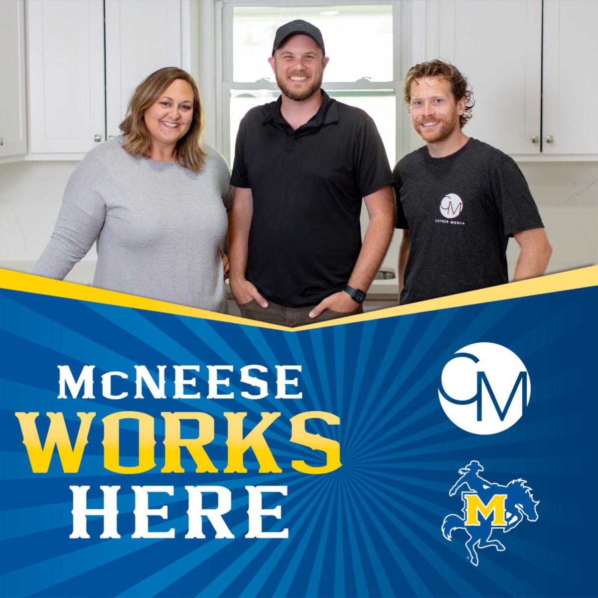 McNeese's tweet photo. It's #McNeeseWorksHere Wednesday! π π Thank you Tademy Photography, Cutrer Media, SWLA Center for Health Services and Imperial Calcasieu Surgical Center! Become a Cowboy! https://t.co/Ov7dHNYMmg https://t.co/VALZDmzM9g