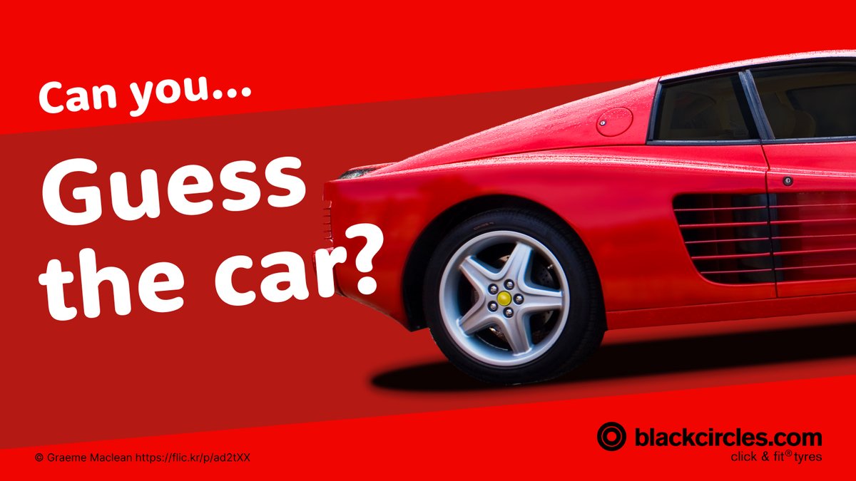 Can you guess the car? Test your knowledge and let us know below for a chance to win a £20 Amazon voucher 🏁 [Ends 4th April].