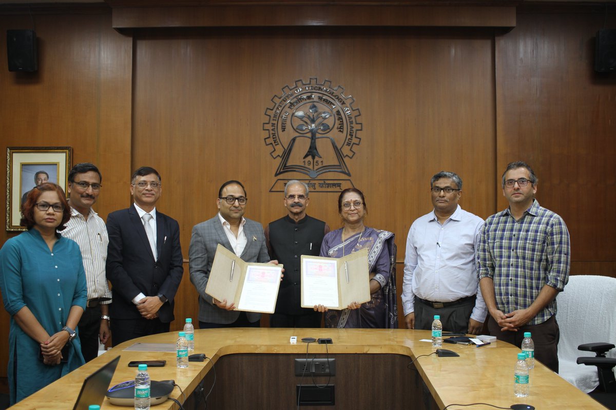 @IITKgp signed an MoU with @Jindalstainless in advancement of metallurgical research & development to foster industry-academy collaboration. kgpchronicle.iitkgp.ac.in/iit-kharagpur-… @EduMinOfIndia @dpradhanbjp @Drsubhassarkar @PMOIndia