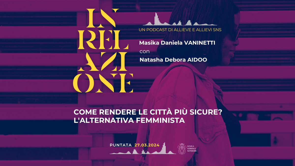 📌 È possibile pensare a un'urbanistica che, grazie a una prospettiva femminista, immagini modelli più inclusivi e sicuri nei quali tutte e tutti possiamo vivere più serenamente? Ascolta l'episodio su 👉 podcasters.spotify.com/pod/show/scuol…