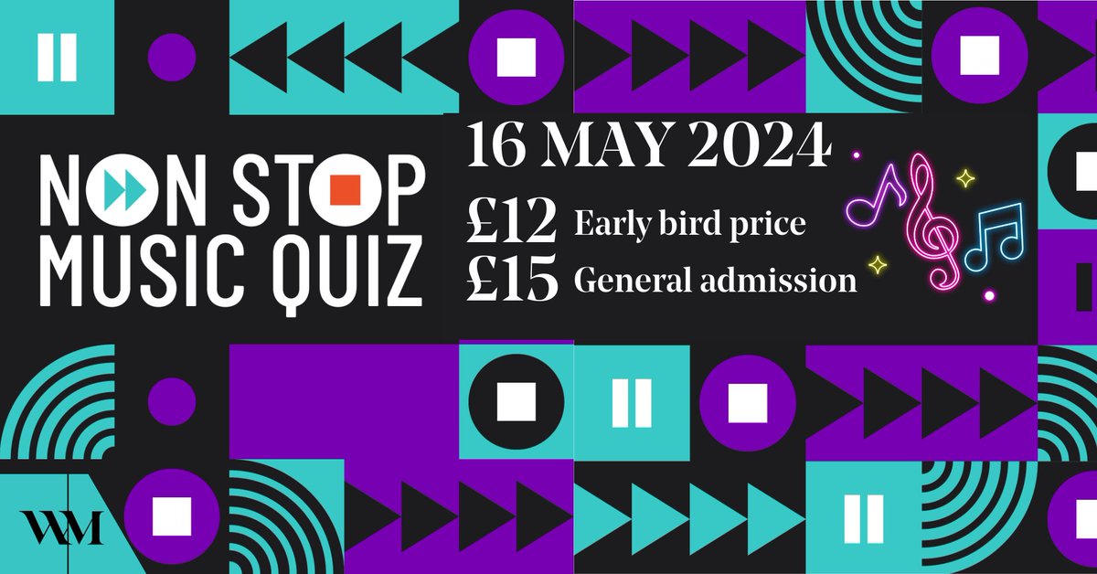 A fantastic quizzical event on 16th May! Get your early bird tickets in now!