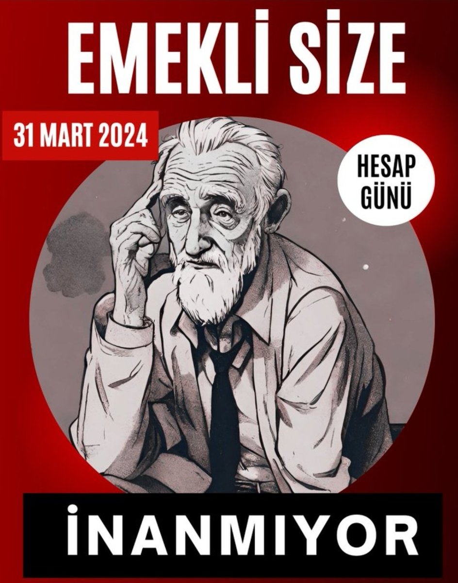 31 martda 16 milyon Emekli Aileleriyle birlikte 40 milyon seçmen Artık yeter  diyecek.. 

#EYT5000KısmiyleSandıkta
#31MarttaEmeklidenOyYok