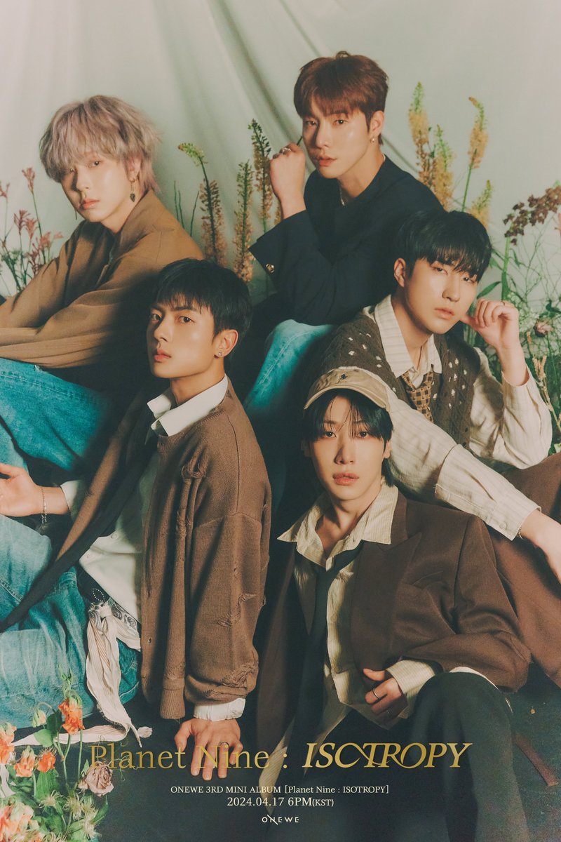 official_ONEWE's tweet photo. [#ONEWE] 

ONEWE 3RD MINI ALBUM 
[Planet Nine : ISOTROPY]
  
💐 CONCEPT PHOTO #1 💐

2024.04.17 6PM (KST) RELEASE✔

#원위 #PlanetNine_ISOTROPY https://t.co/L4CXGnU4zZ