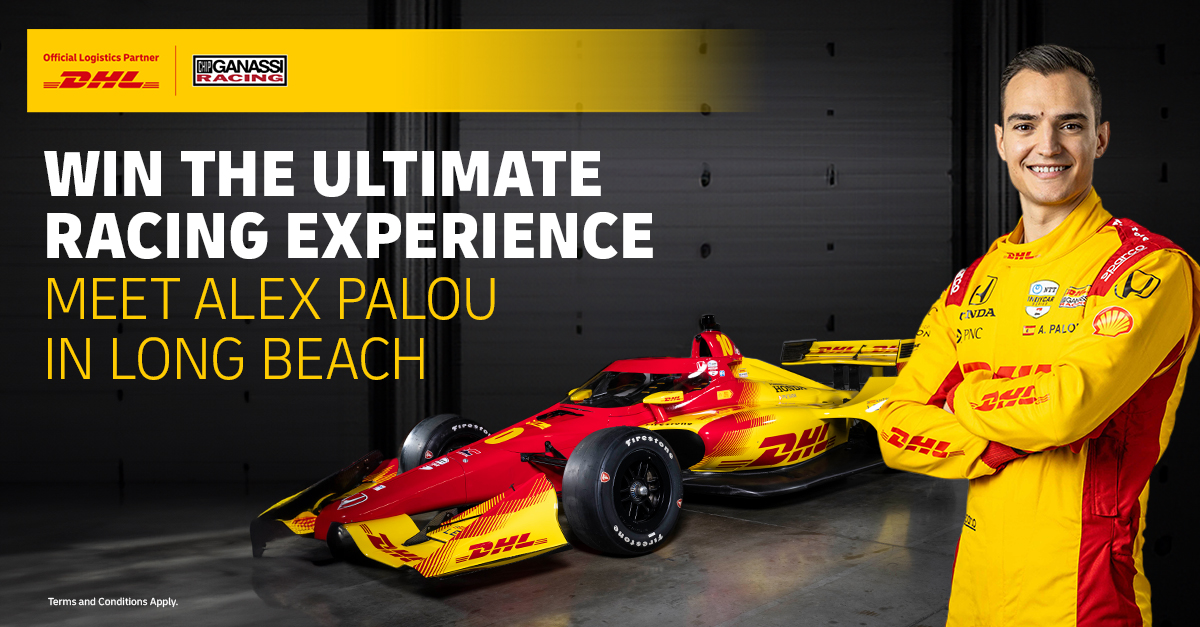 Attention Southern California racing fans! 

We’re giving a lucky winner two tickets to meet #DHLTeamCGR driver and 2x reigning #INDYCAR champion @AlexPalou!

Head over to our Facebook to enter to win! T&C's apply.
dhl.gl/3TTRaGb

@CGRTeams