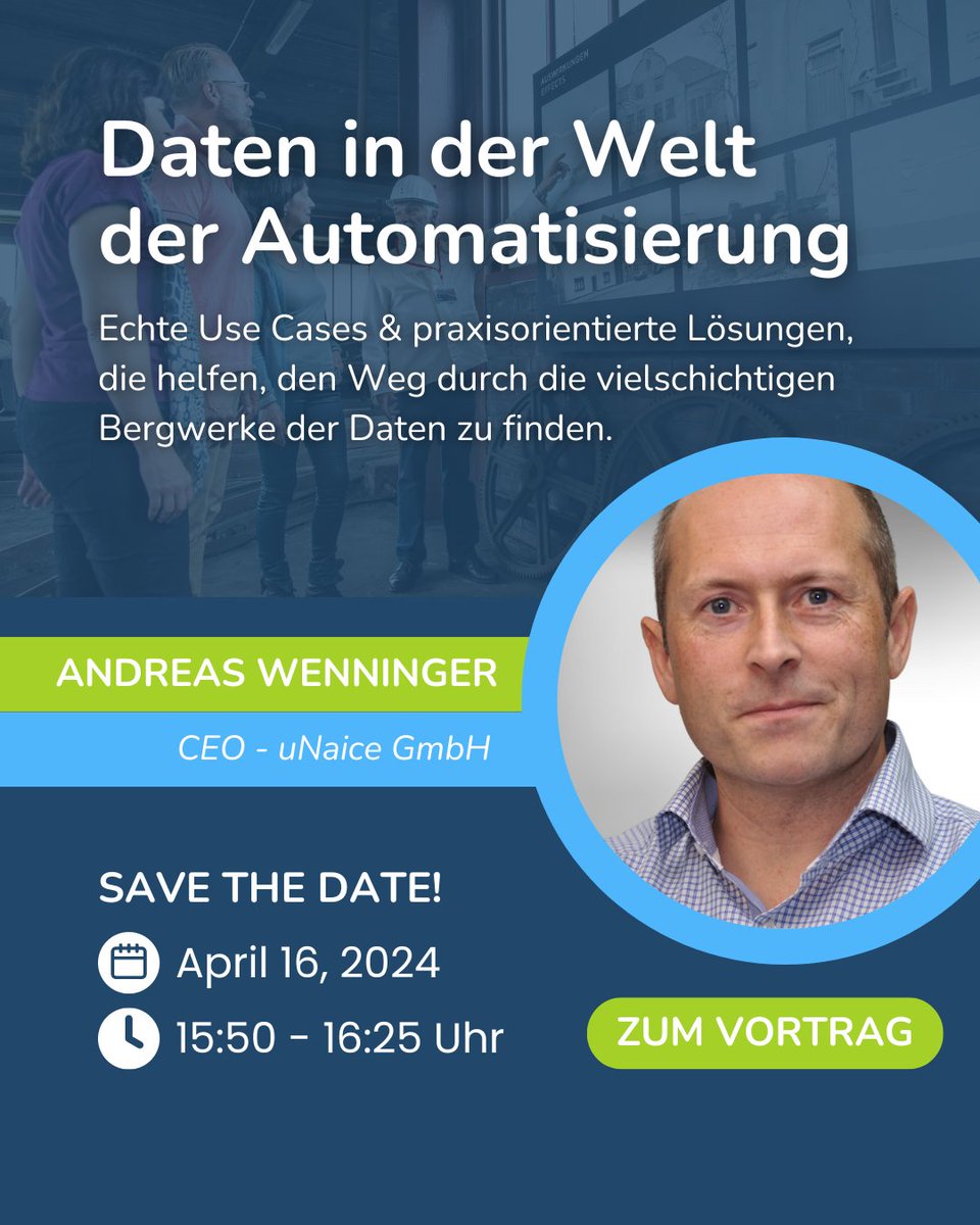 🚀📊 Daten in der Welt der Automatisierung! Sei dabei, wenn wir am 16. April 2024 Einblicke in die Zukunft der Automatisierung geben. Verpasse nicht unseren Vortrag - save the date! 🗓️💡 
🔗 valantic.com/de/lp/data-min… #Automatisierung #Daten #FutureTalks #16April2024