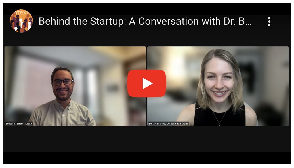 New author Q&A 📢 Check out my interview with @bshestakofsky re: the inner workings of a tech startup & the consequences of venture capital funding. Find it on the @contextsmag blog ➡️ contexts.org/blog/behind-th… @SociologyatPenn @AIatWharton @cdcspenn @ucpress