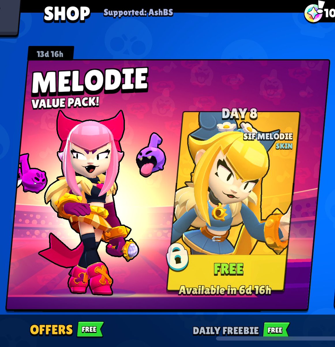 Code: AshBS (@ashclashyt) on Twitter photo GIVEAWAY ALERT 🚨
Going to give $20 in gift code (Google Play, Apple, or PayPal) to one lucky winner! 😍
To enter:
❤️ Like and Follow me <a href="/AshClashYT/">Code: AshBS</a>
❤️ Use code AshBS in the Brawl Stars Shop!
That’s it! The winner will be chosen in two days!
Good luck! 🍀
#BrawlStars GIVEAWAY ALERT 🚨
Going to give $20 in gift code (Google Play, Apple, or PayPal) to one lucky winner! 😍
To enter:
❤️ Like and Follow me <a href="/AshClashYT/">Code: AshBS</a>
❤️ Use code AshBS in the Brawl Stars Shop!
That’s it! The winner will be chosen in two days!
Good luck! 🍀
#BrawlStars